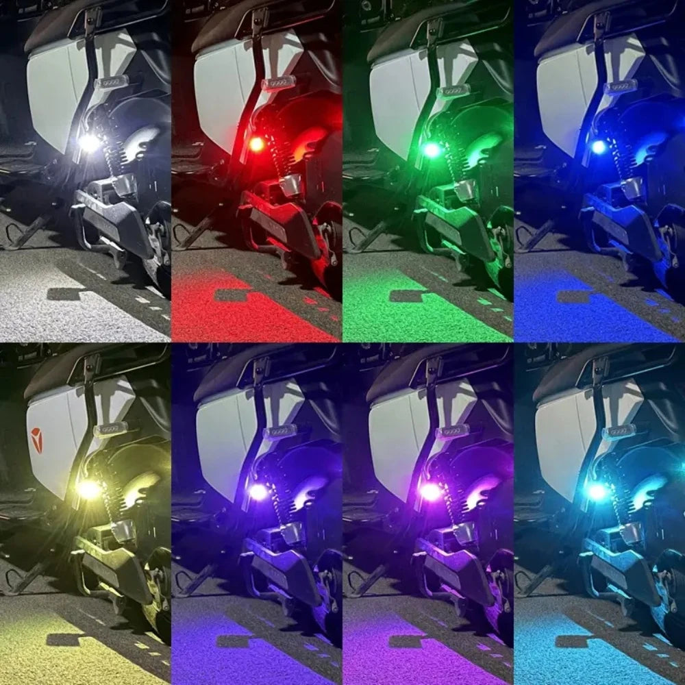 RGB Led Aircraft Strobe Lights Motorcycle Lights LED Flash Position Wireless Light Aircraft Airplane Helicopter Warning Lights