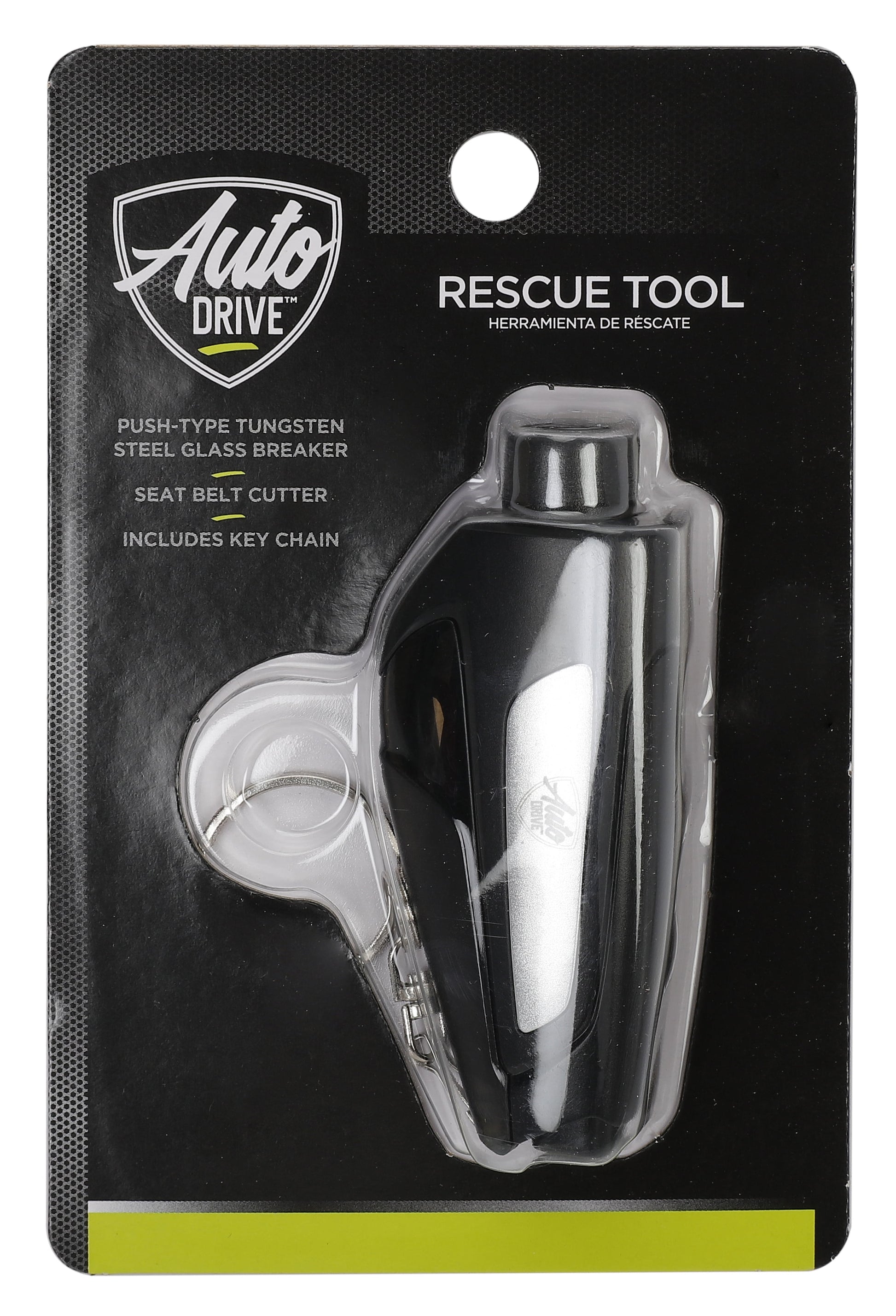 2-In-1 Rescue Tool Seatbelt Cutter & Window Breaker, Model 7838, 1Oz