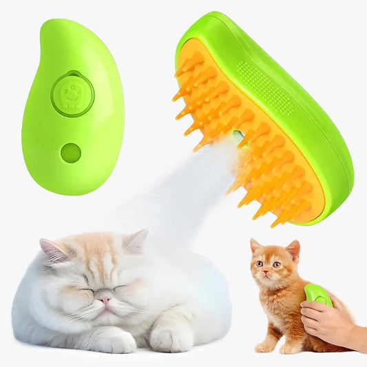 Steamy Brush for Cats