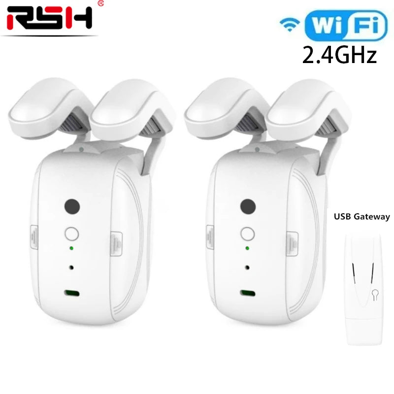 Smart WIFI/BL Electric Curtain Opener with Remote Control