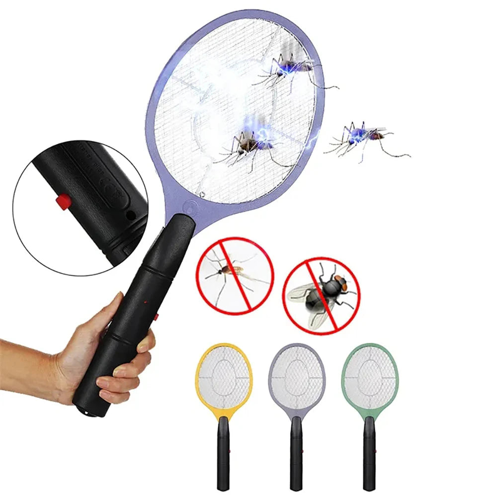  Handheld Electric Fly Insect Bug Zapper Bat,  Pest Control Solution