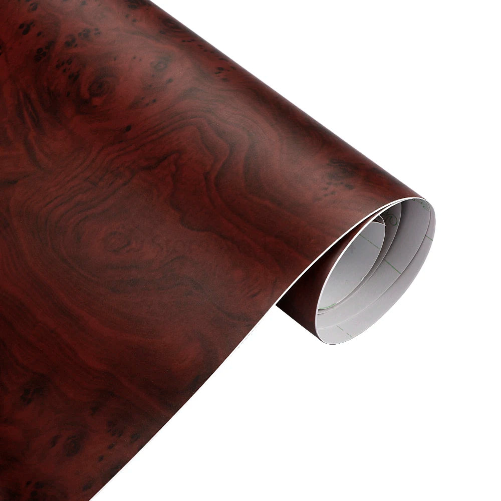 Self-Adhesive Wood Grain Textured Car Vinyl Wrap Film