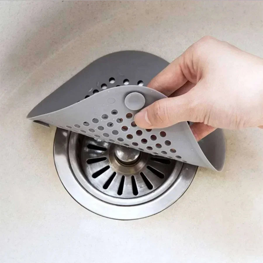 Hair Filter Shower Drain Plug | Kitchen Sink Strainer | Bathtub & Shower Floor Drain Stopper