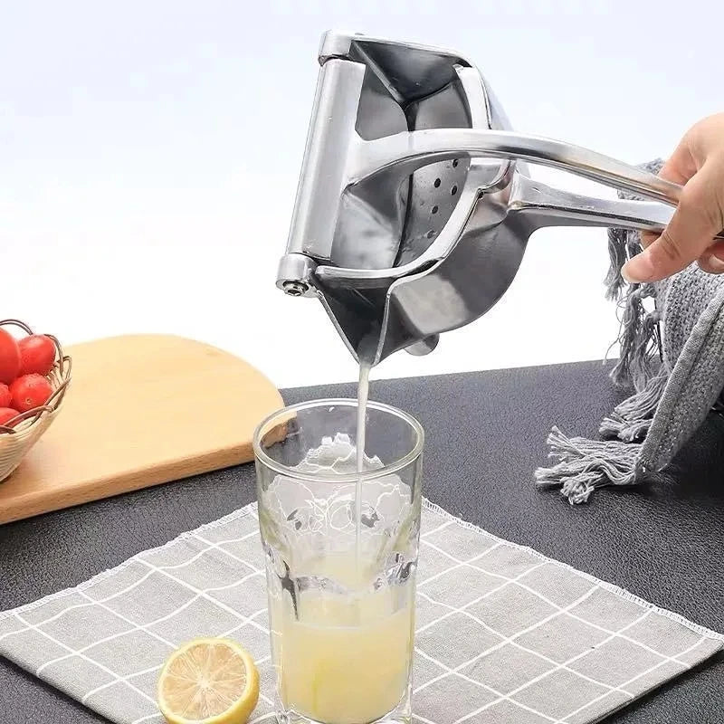 Stainless Steel Manual Fruit Juice Maker | Hand Press Juicer for Pomegranate, Orange, Lemon