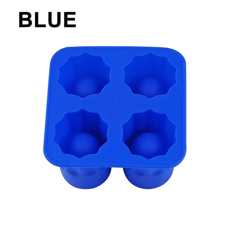 Ice Cup Cube Tray Mold Shot Glasses