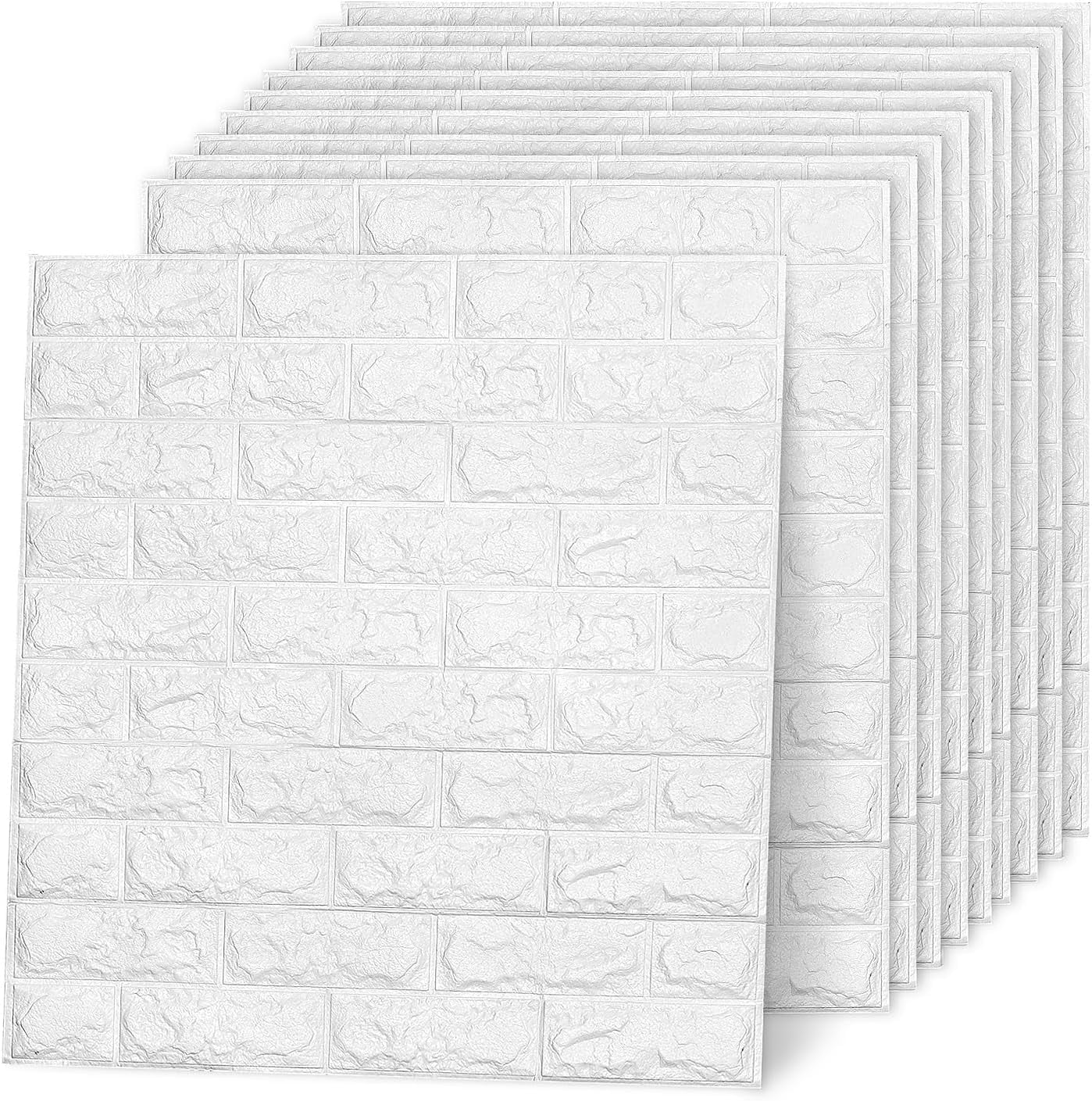 5PCS 30"X28" 3D Brick Wall Panels - Self-Adhesive Foam Wall Tiles for Stylish Home Decor