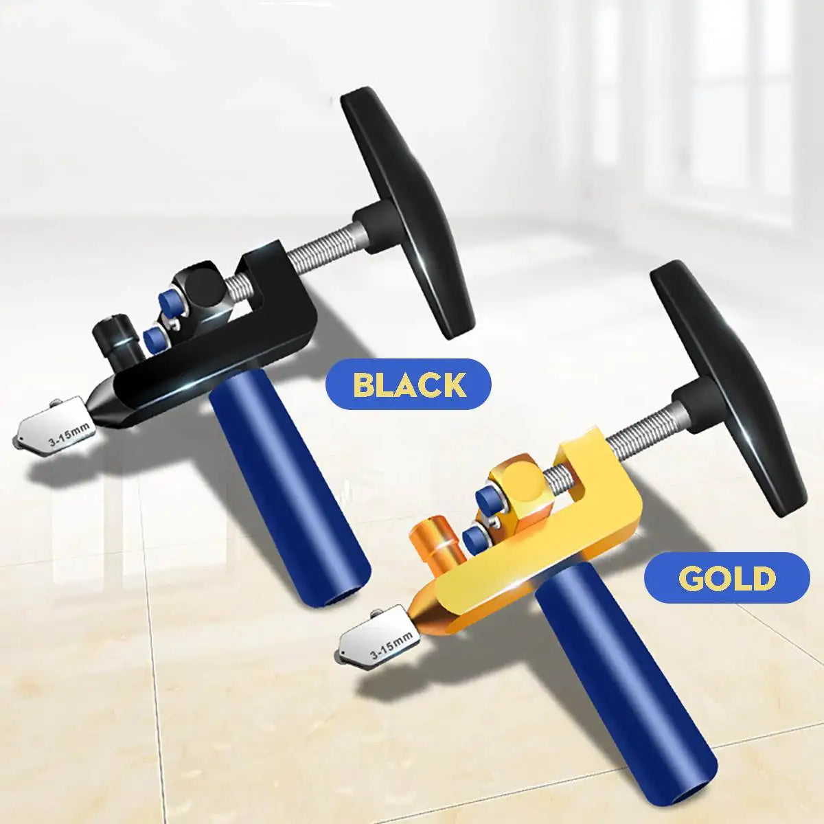 Professional 2-in-1 Ceramic & Glass Tile Cutter Tool Set