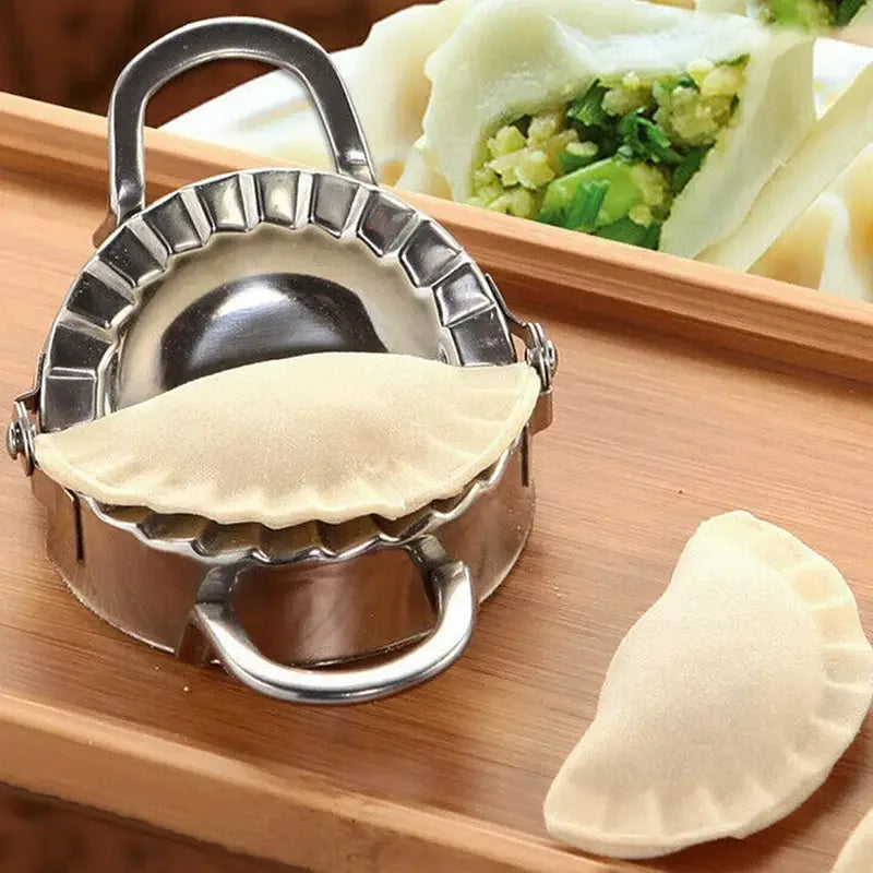 Dumpling Maker Stainless Steel Manual Dumpling Mold Press (Set of 3)