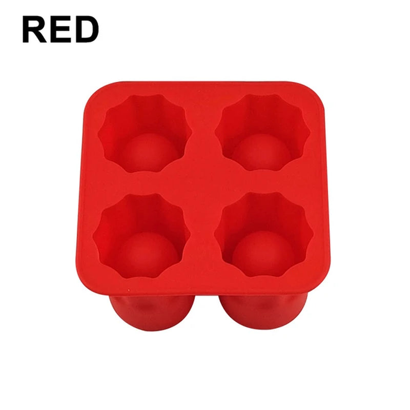 Ice Cup Cube Tray Mold Shot Glasses