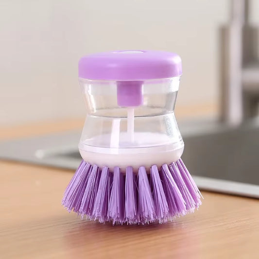 Soap Dispenser Handheld Cleaning Brushes Scrubber Household Cleaning Accessories Tool