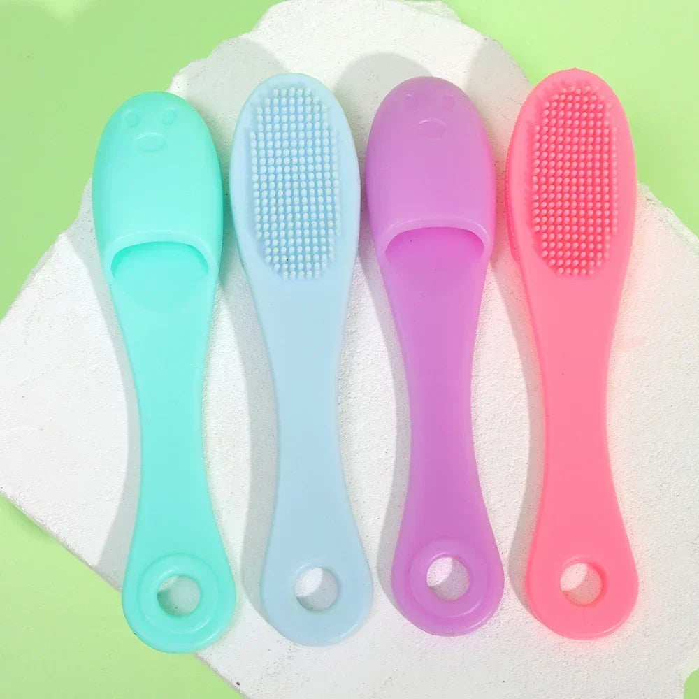 Silicone Nose Brush - Double-Sided Facial Pore Cleaner & Blackhead Remover