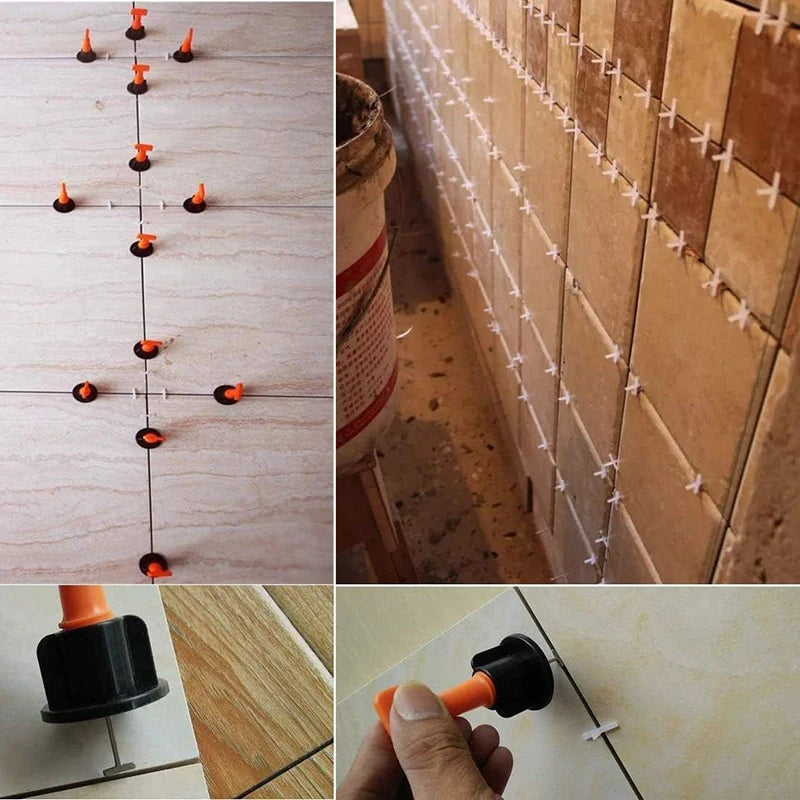 601PCS Reusable Tile Leveling System Set with 500 Spacers