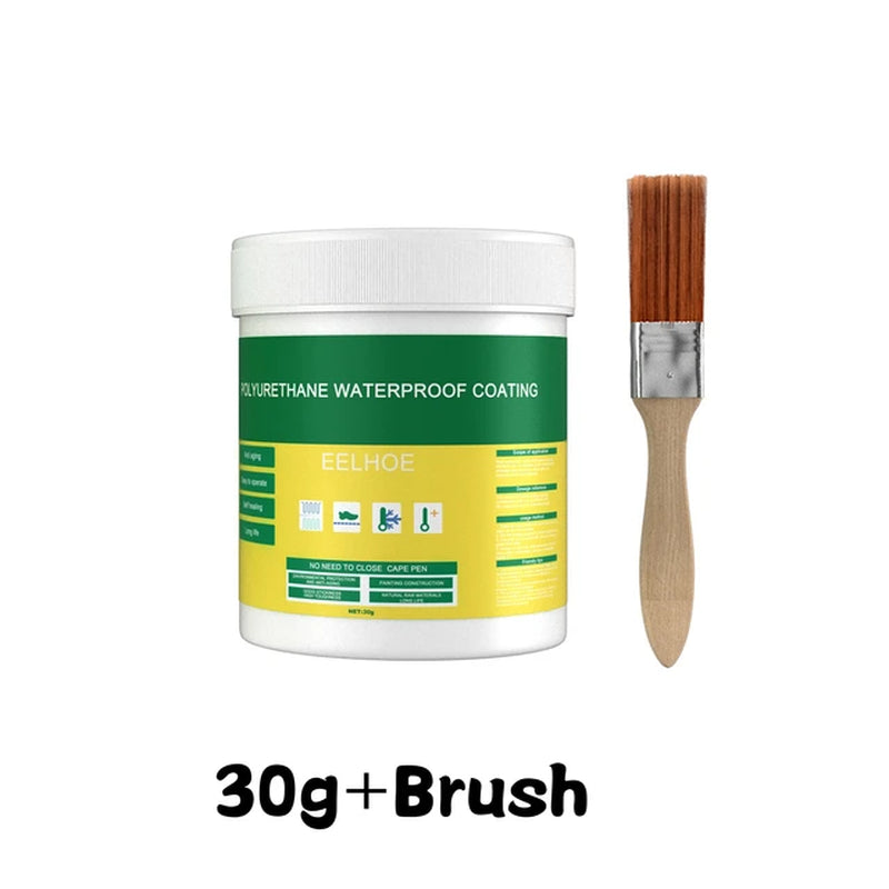 Invisible Waterproof Glue with Brush - 30/100/300G Waterproof Sealant for Wall, Tile, Window, and Bathroom