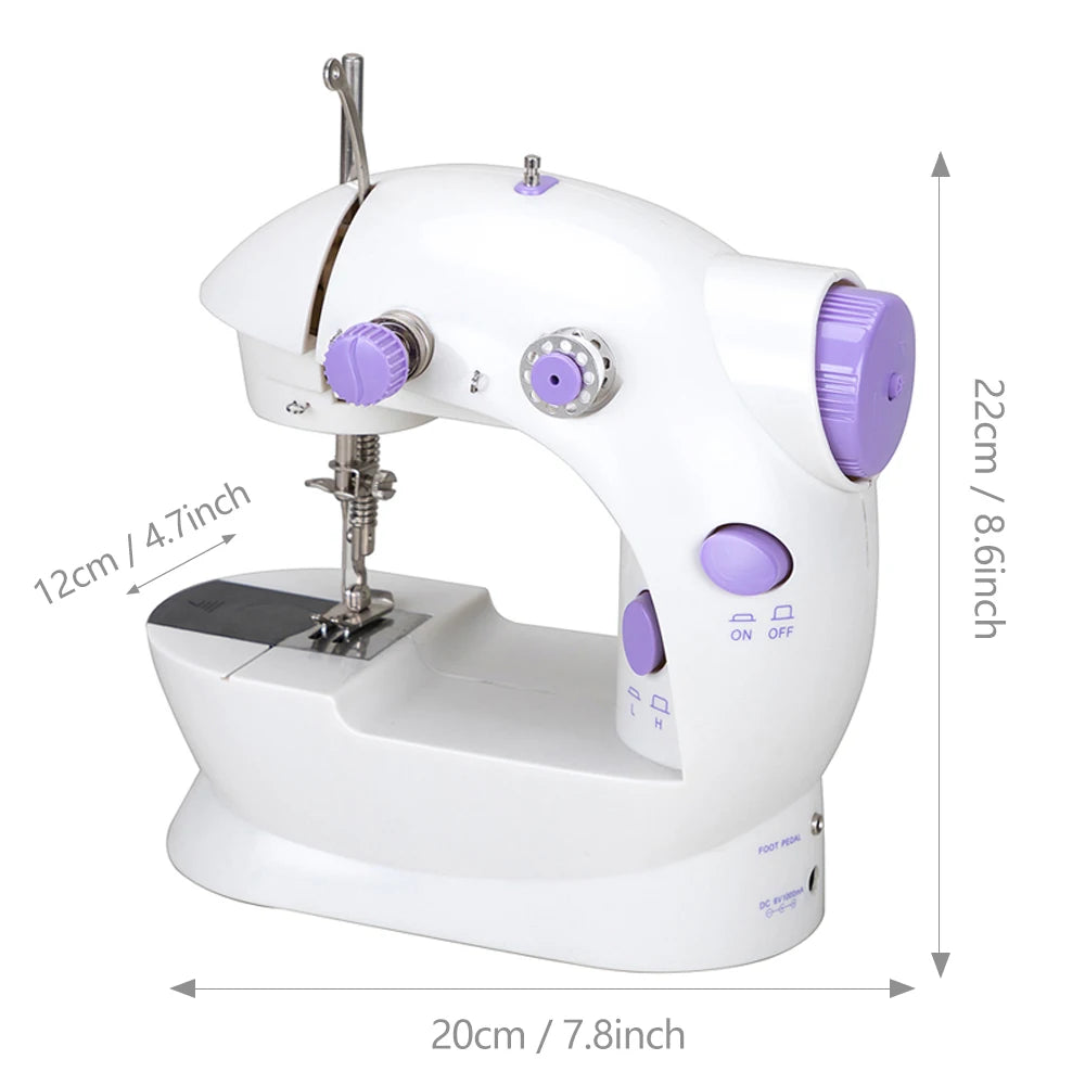 Portable Electric Sewing Machine with Light and Speed Control