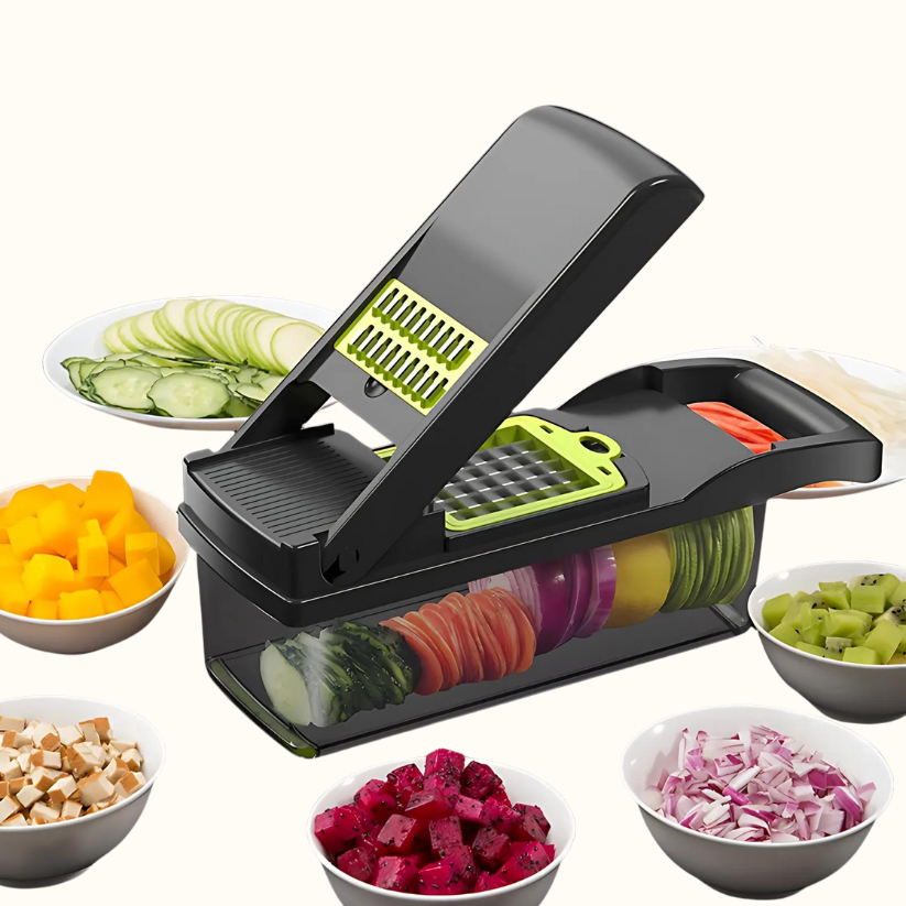 Pro 13 in 1 Vegetable Chopper, Onion Chopper,Kitchen Vegetable Slicer Dicer Cutter, with Container