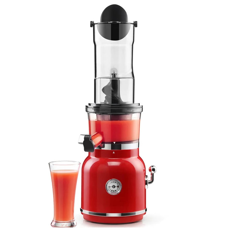 Intelligent Juicer for Separating Fruit and Vegetable Pulp Cold Press Juice Extractor Wide Chute Masticating Juicer