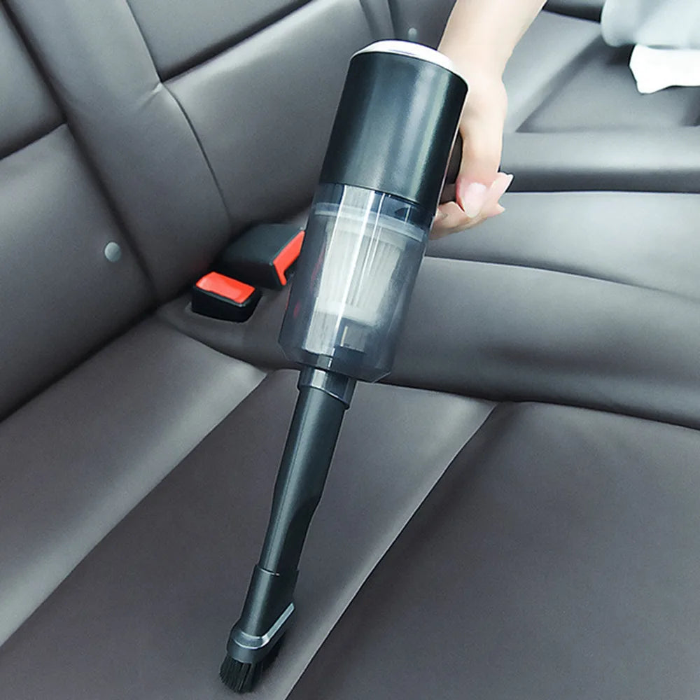 Portable, Mini Vacuum Cleaner for Home & Car with Built-In Battery,  9000Pa 120W