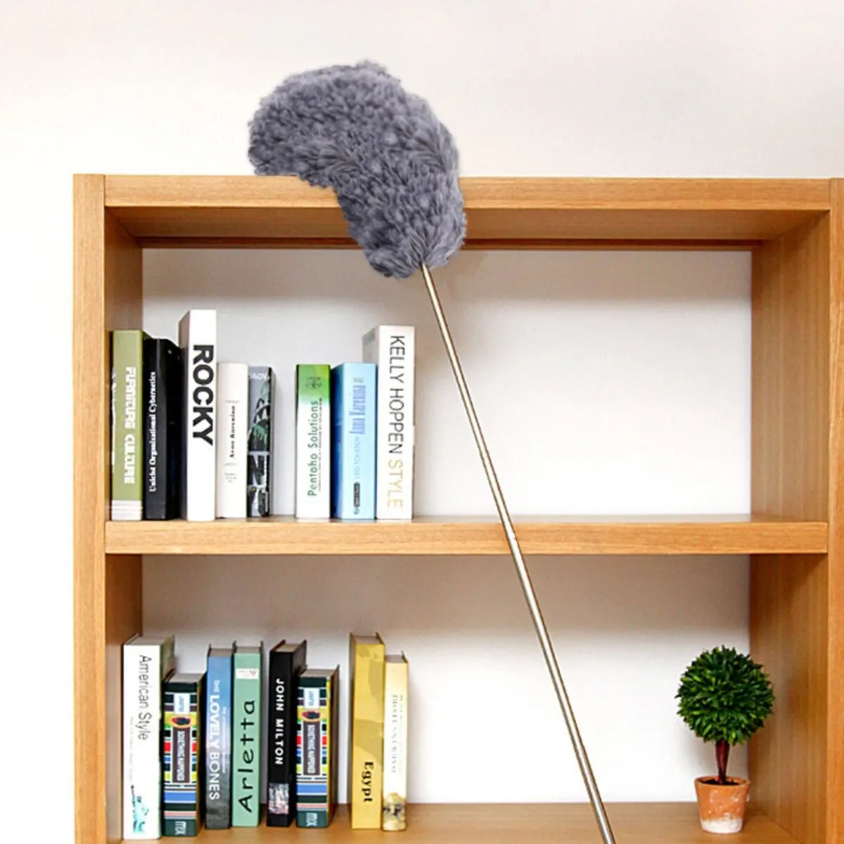 Lightweight Microfiber Cleaning Duster - Flexible Dust Brush for Household Cleaning