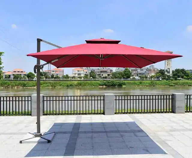 Garden Umbrella 3Mx3M Square Umbrella for Outdoor Patio