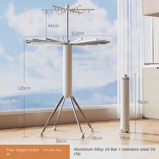 Foldable Drying Rack - No Installation Requiredfor  