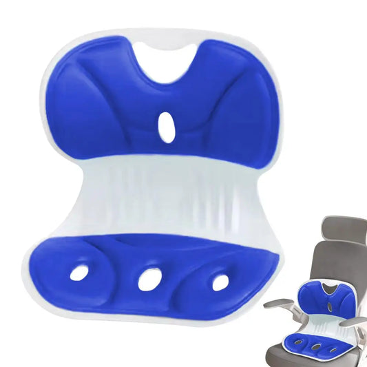 Ergonomic Lumbar Support Pillow - Perfect Posture Corrector for Ultimate Comfort, Washable Back Cushion for Office Chairs