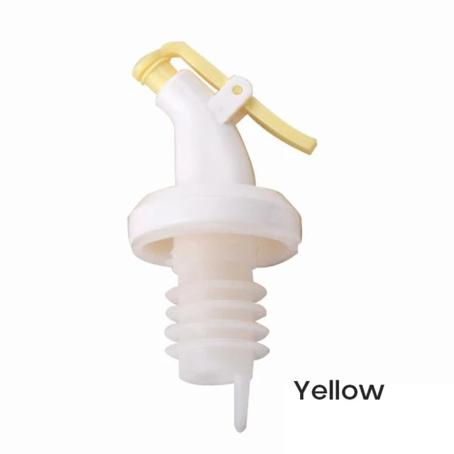 Oil Bottle Stopper Rubber Lock Plug Seal Leak-Proof Food Grade Plastic Nozzle Sprayer Liquor Dispenser Wine Pourers Bar Tools