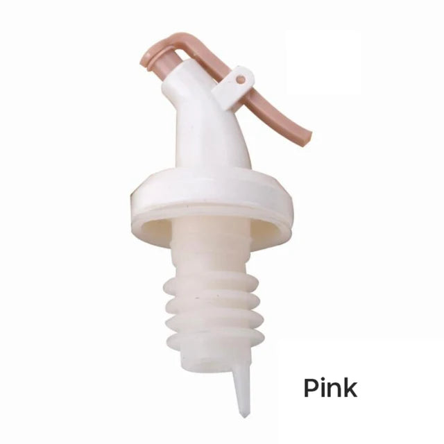 Oil Bottle Stopper Rubber Lock Plug Seal Leak-Proof Food Grade Plastic Nozzle Sprayer Liquor Dispenser Wine Pourers Bar Tools