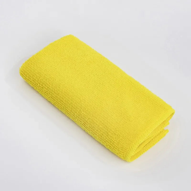 5Pcs Microfiber Cleaning Cloths | Assorted Colors | 30x30cm | Streak-Free & Highly Absorbent