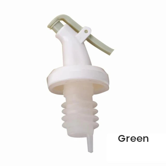 Oil Bottle Stopper Rubber Lock Plug Seal Leak-Proof Food Grade Plastic Nozzle Sprayer Liquor Dispenser Wine Pourers Bar Tools