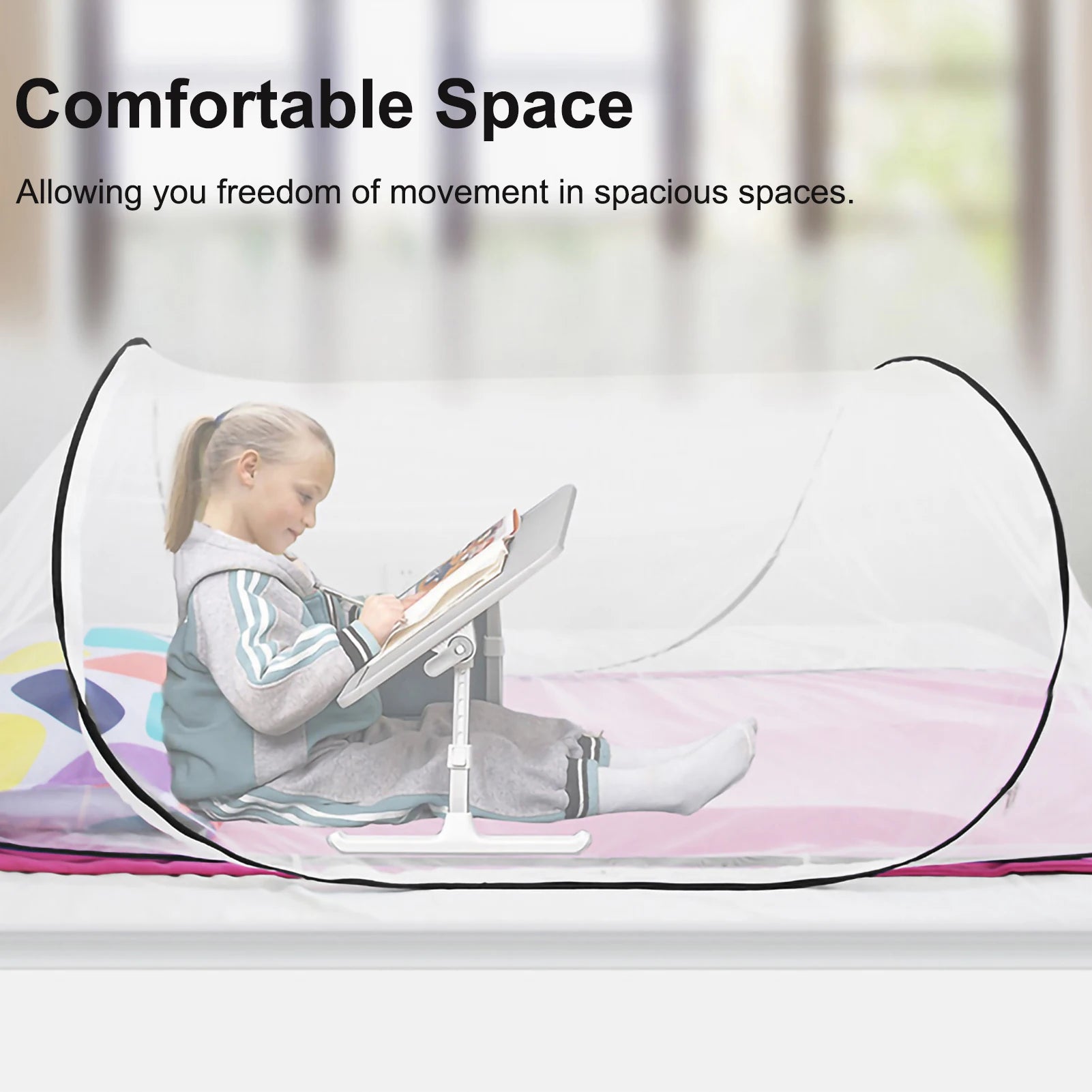 Outdoor Camping Mosquito Net Family Picnic Travel Anti-Mosquito Mosquito Net Foldable Portable Installation-Free Mosquito Nets