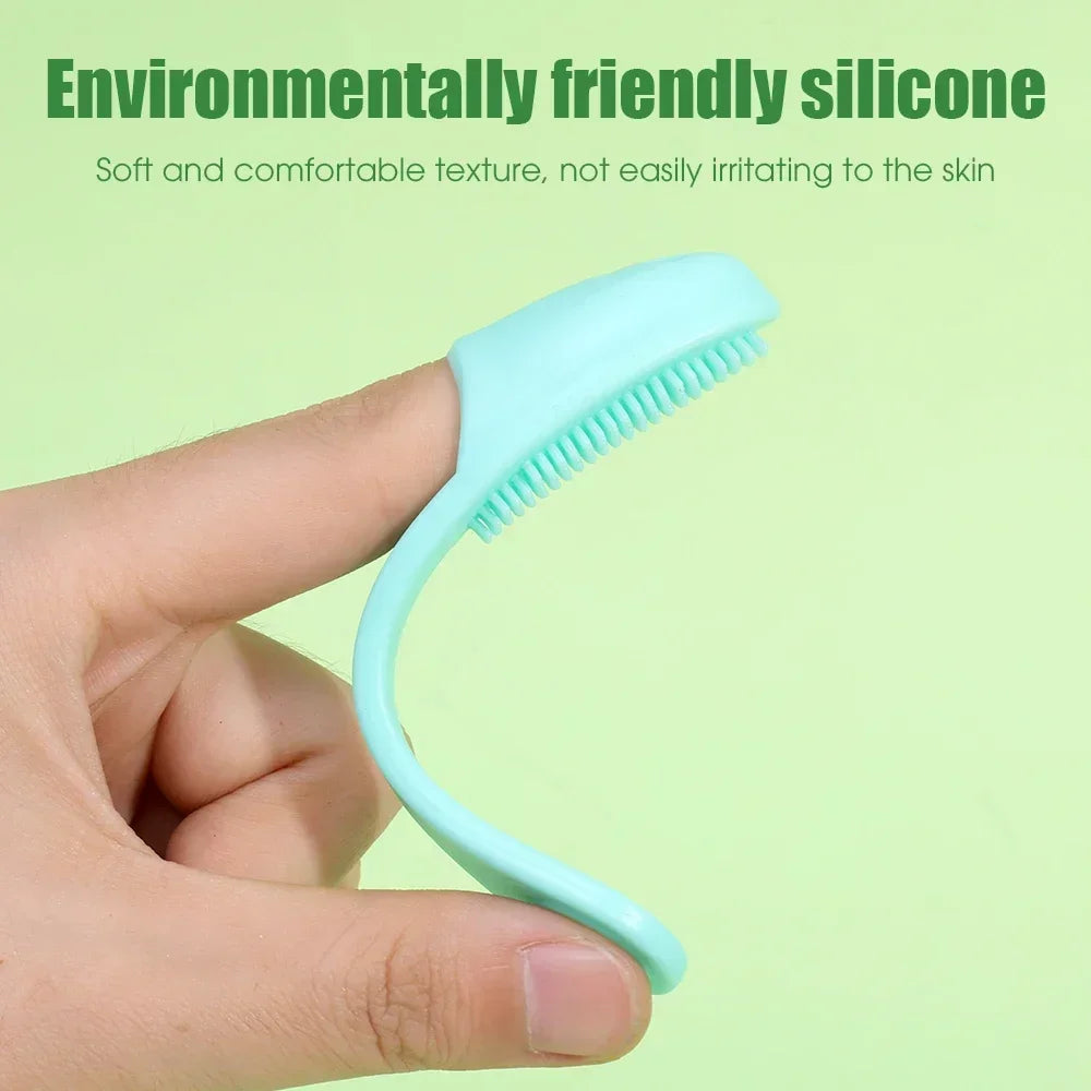 Silicone Nose Brush - Double-Sided Facial Pore Cleaner & Blackhead Remover