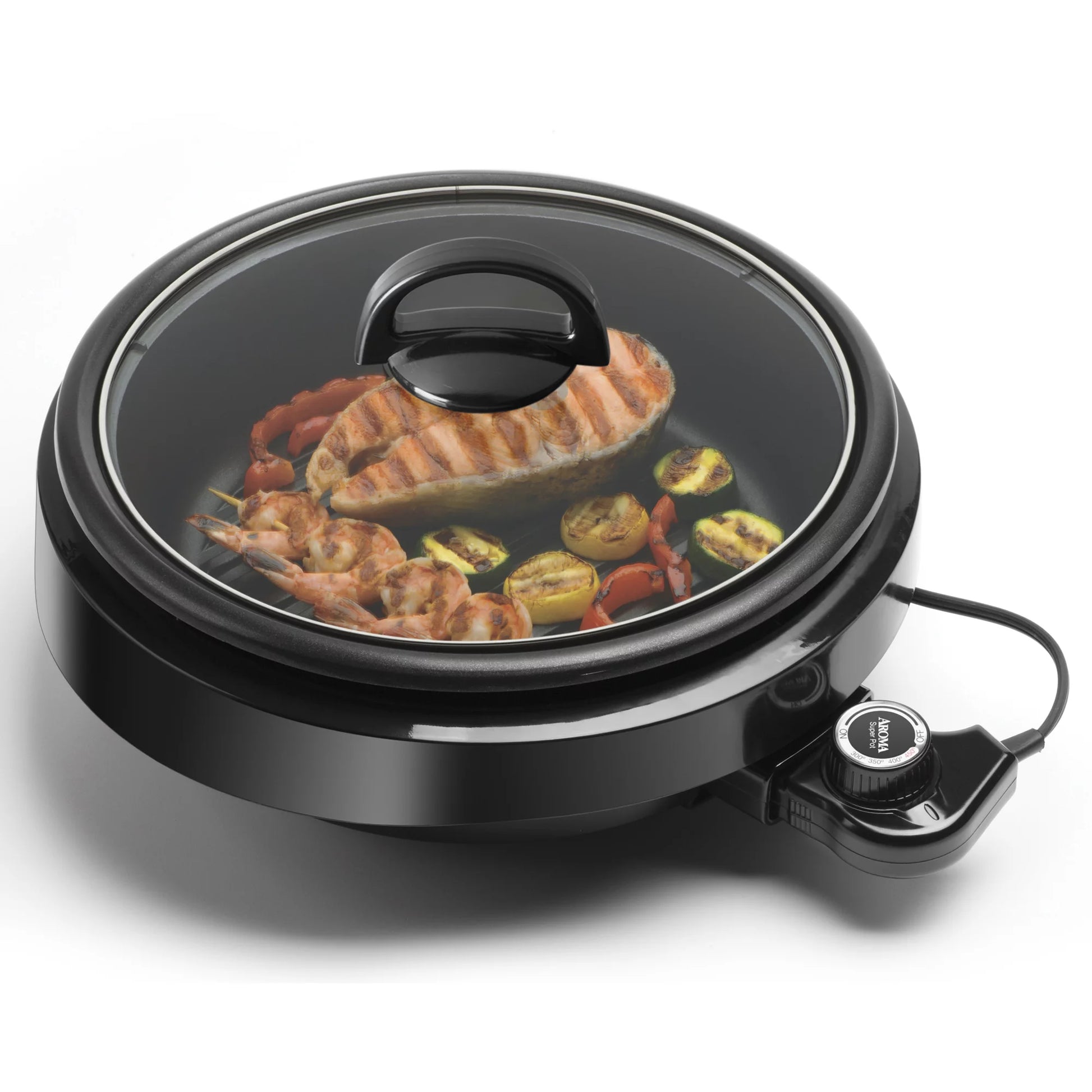 3-Qt. 3-In-1 Grillet, Black