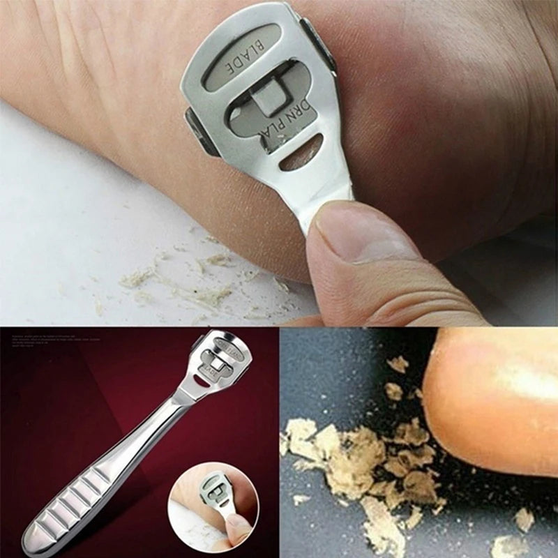 Foot Callus Shaver Raspheel Hard Skin Remover Hand Feet Pedicure Razor Tool Shavers Stainless Steel 