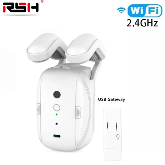 Smart WIFI/BL Electric Curtain Opener with Remote Control