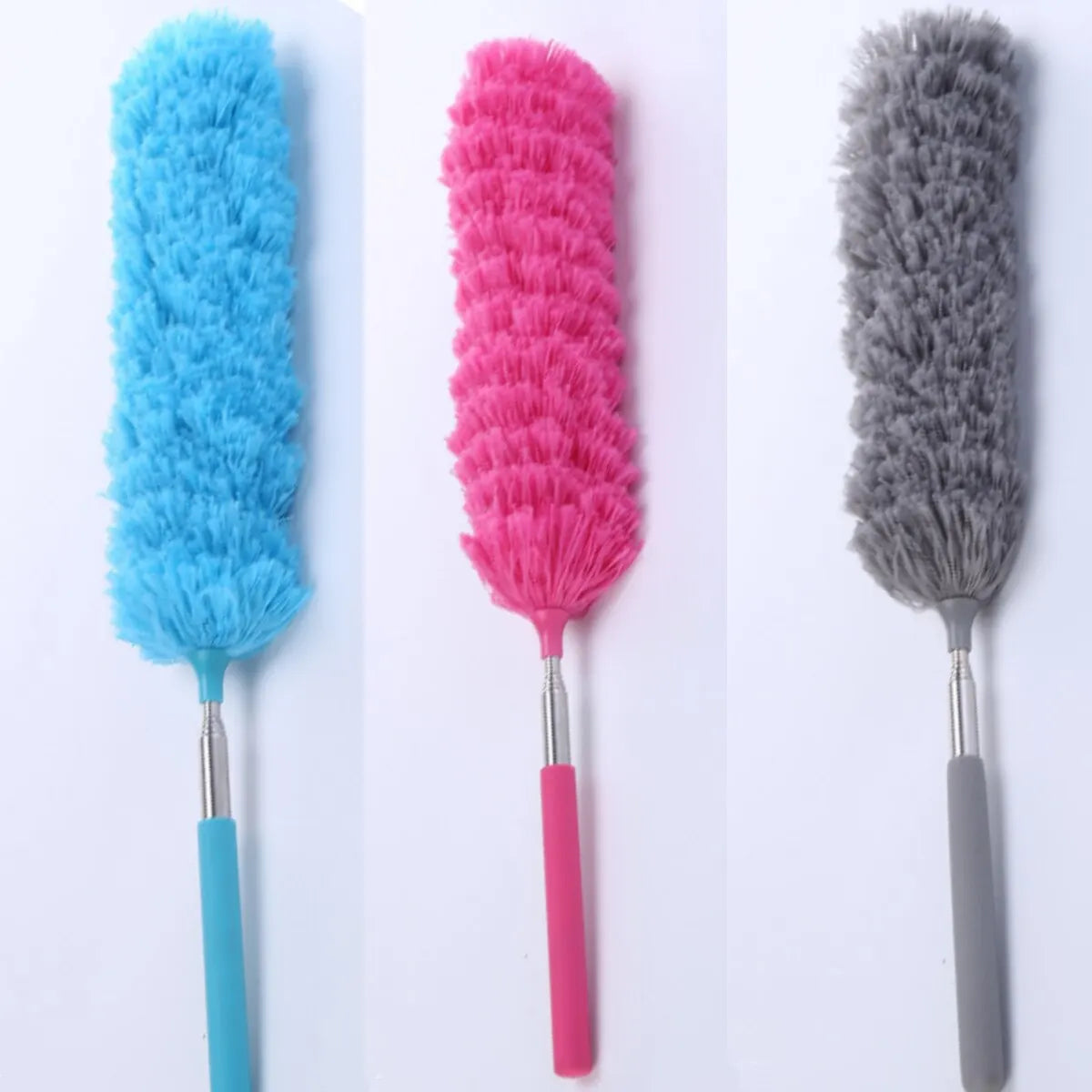 Lightweight Microfiber Cleaning Duster - Flexible Dust Brush for Household Cleaning