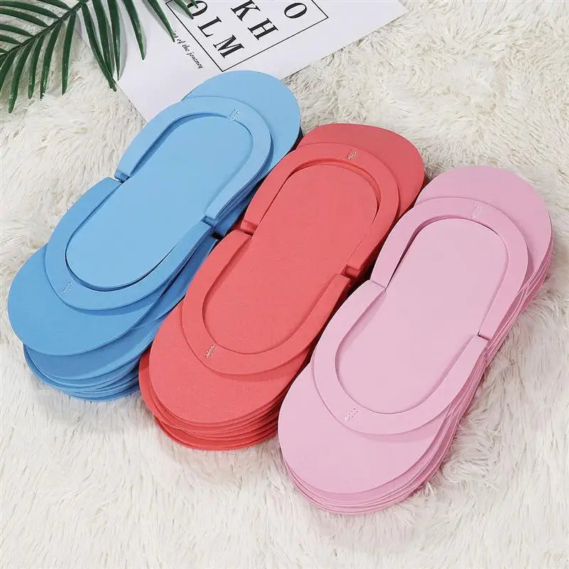 12/36 Pairs Disposable Foam Open Toe Foam Foam Salon Slipper Shoes Pedicure Foam Pedicure Slippper for Salon Girls Pedicure