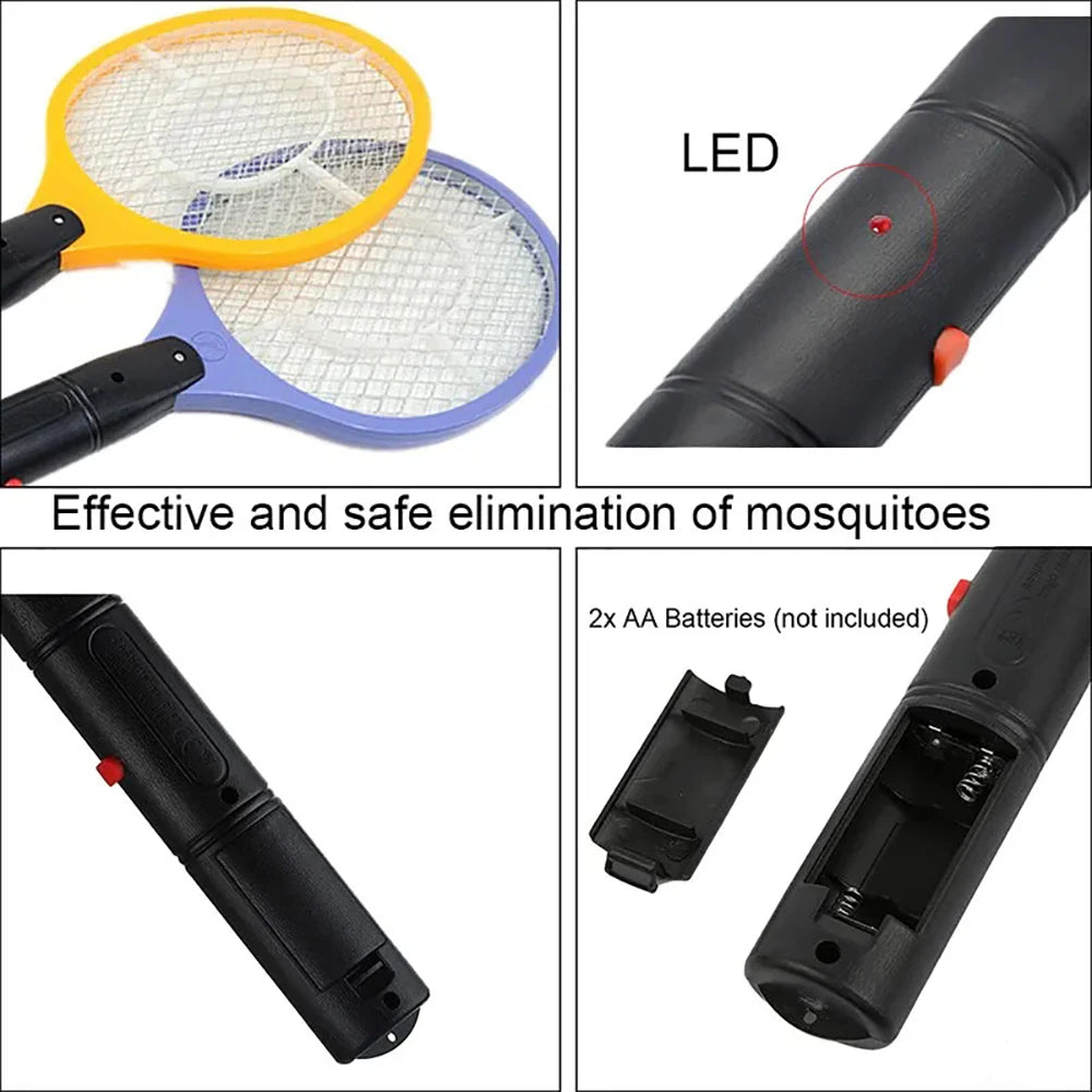  Handheld Electric Fly Insect Bug Zapper Bat,  Pest Control Solution