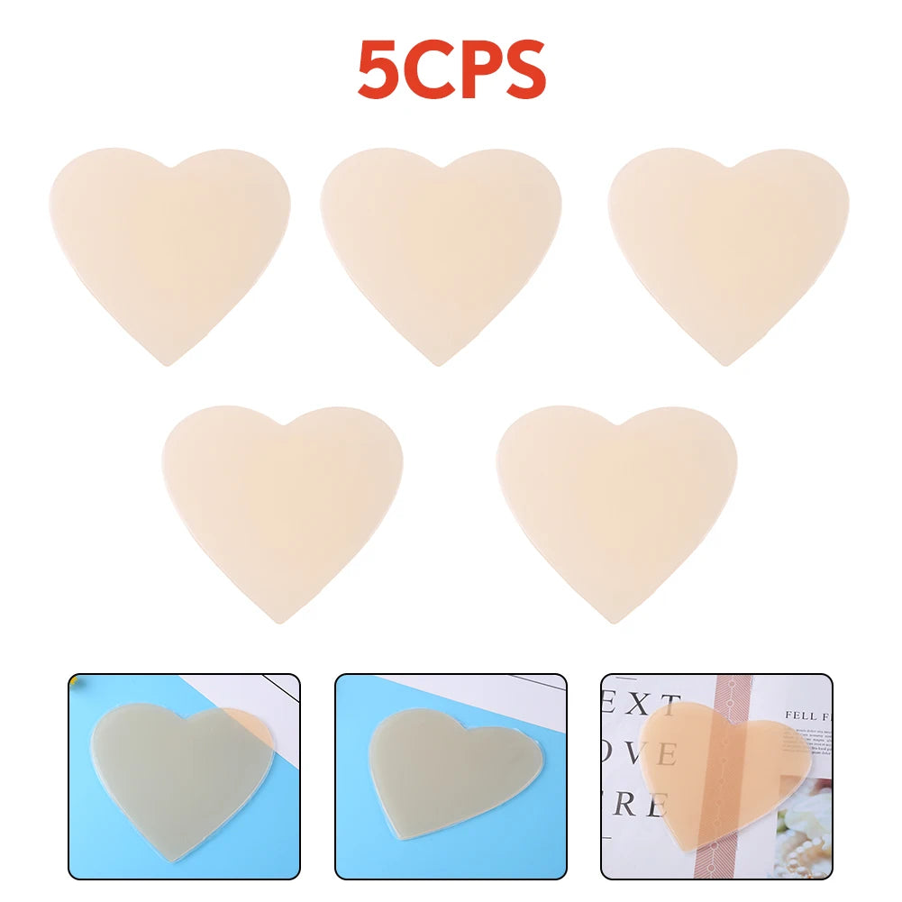 5-1Pc Reusable anti Wrinkle Chest Pad Silicone Face Skin Care anti Aging Breast Lifting Chest Transparent Patch Flesh Skin Care