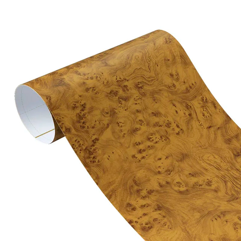 Self-Adhesive Wood Grain Textured Car Vinyl Wrap Film